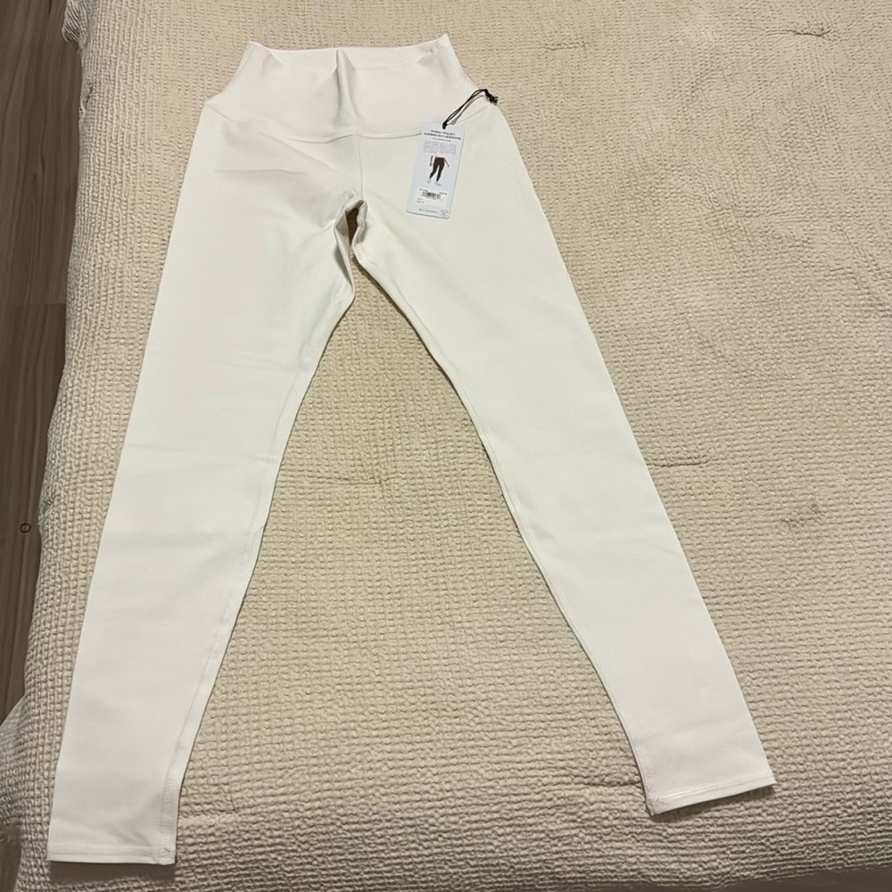 Ivory high waist air brush legging